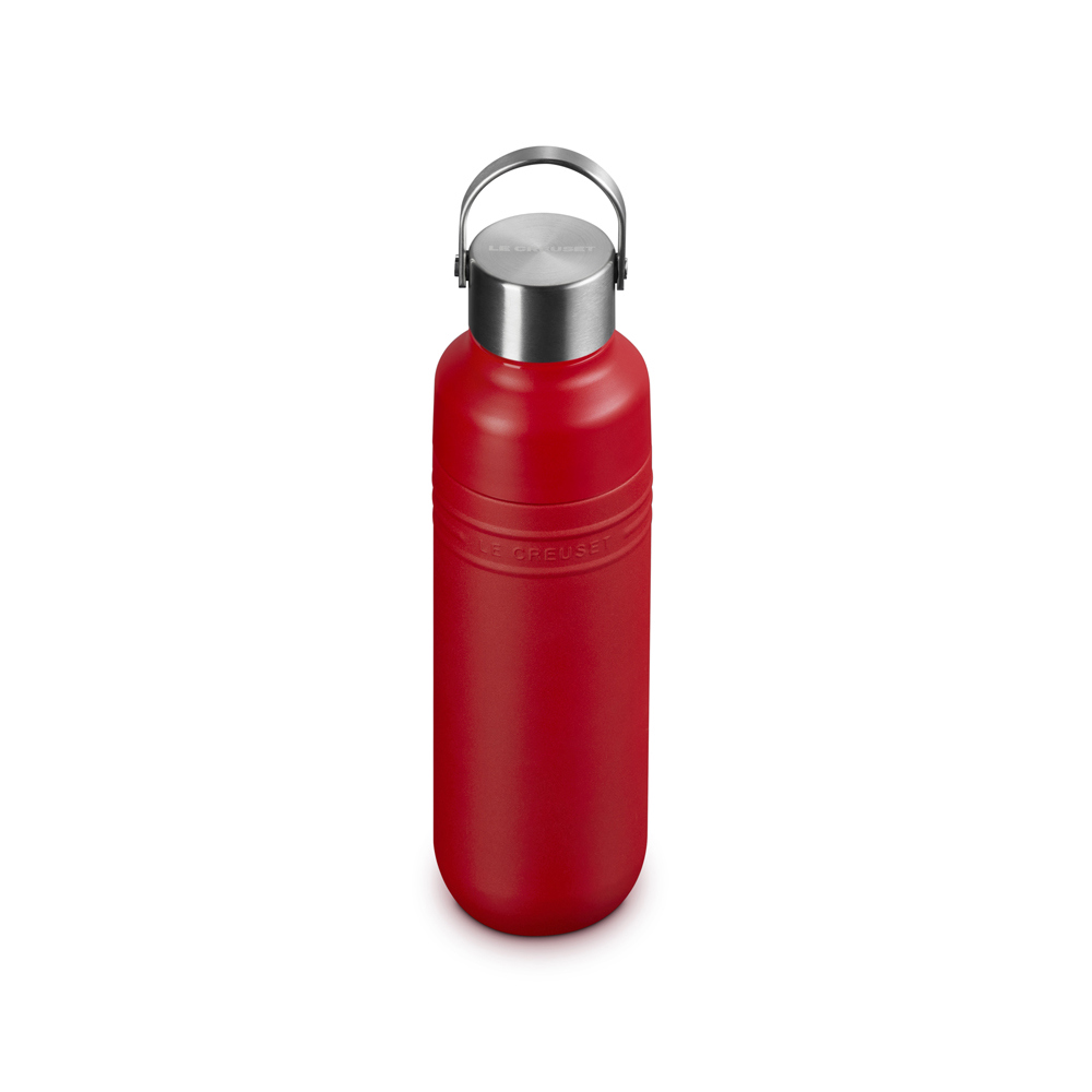 Le Creuset On The Go Cerise Insulated Water Bottle 500ml